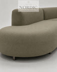 Luxury sofa for living room with soft seating comfort and modern curved design