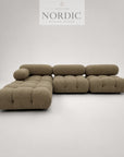 Bubble modulsofa i luksuriøst stof til moderne stue