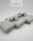 Elegant lav modulsofa i minimalistisk italiensk design. Perfekt til stue og lounge.