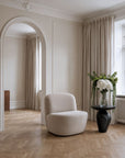 Design sidebord i mat finish, H50 cm, perfekt til loungestol