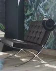Loungestol_i_Laeder_Og_Poleret_Kromstel