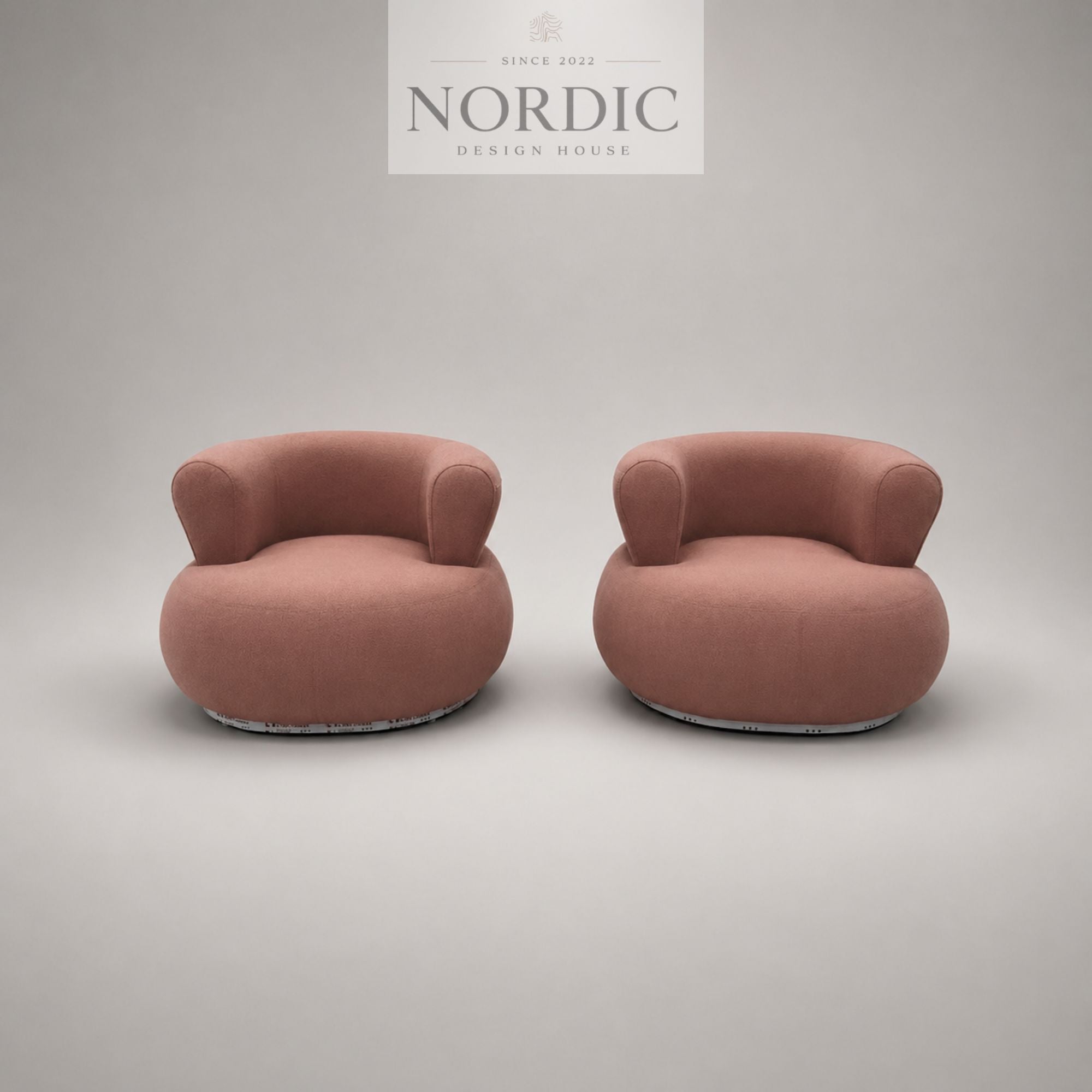 Stilfuld og elegant designer loungestol til moderne stue eller 